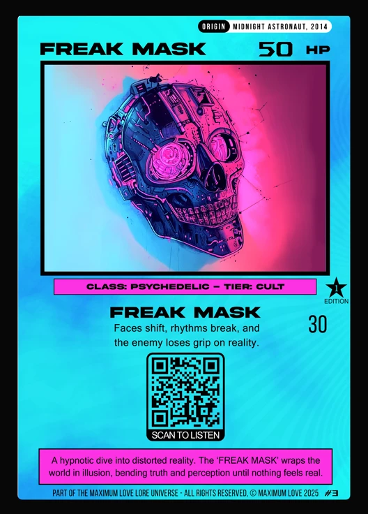 Freak Mask trading card